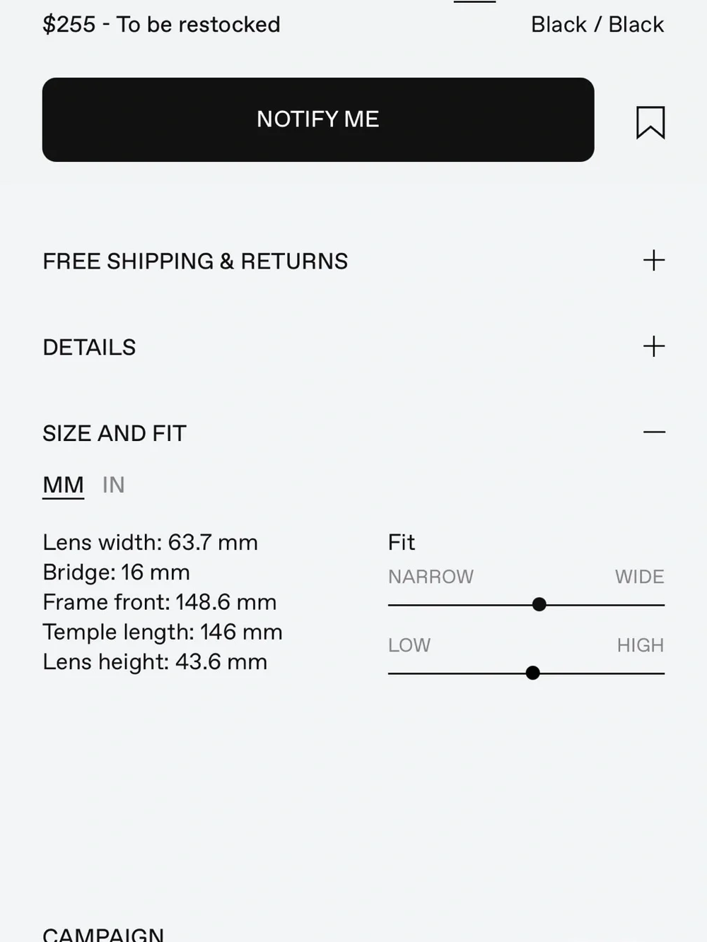 GENTLE MONSTER NUMER SUNGLASSES